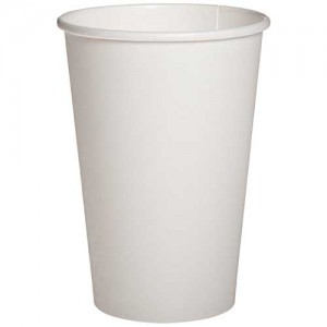 12 Oz. White Disposable Paper Cup