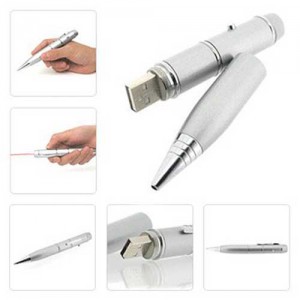 Pen USB Flash Drive with laser point