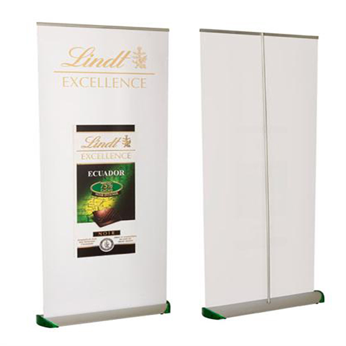 Premium Retractable Roll up Banner Stand – Padauk