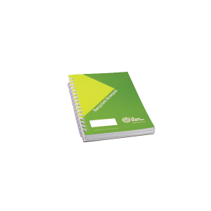 Wirebound Full Colour Notebook A6 – Recycled Card & Paper