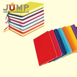 Hot selling notebook,cheapest colorful leather notebooks with elastic band