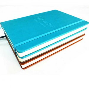 Hot selling notebook,cheapest colorful promotional notebook with elastic rope