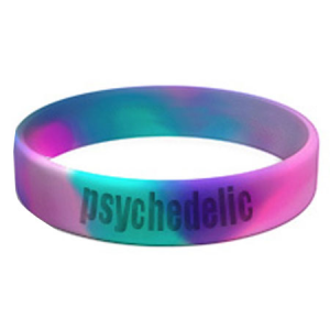 Marble Silicone Rubber Wristband Bracelets