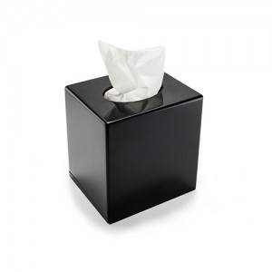 Black Cube tissue box