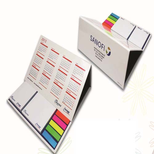 Table Calendar with sticky note