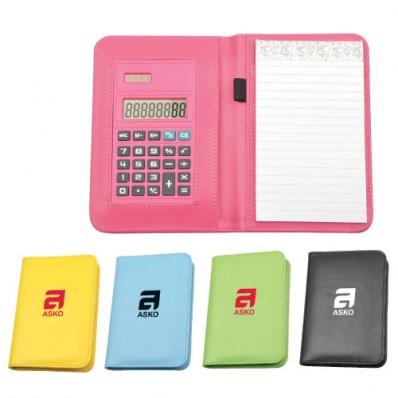 Notebook with calendar