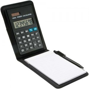 Note Pad with calculator