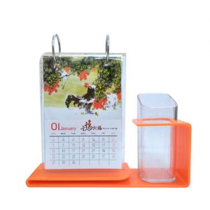 Table Calendar with pen Holder